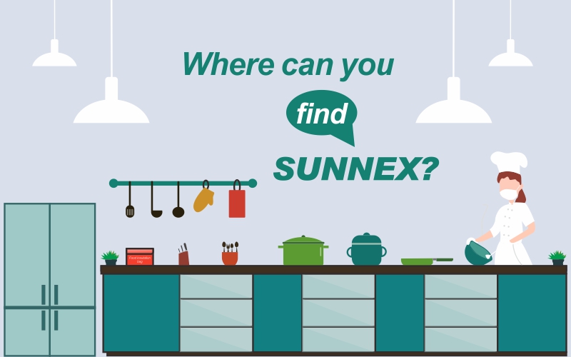 Bạn có thể tìm thấy SUNNEX ở đâu?